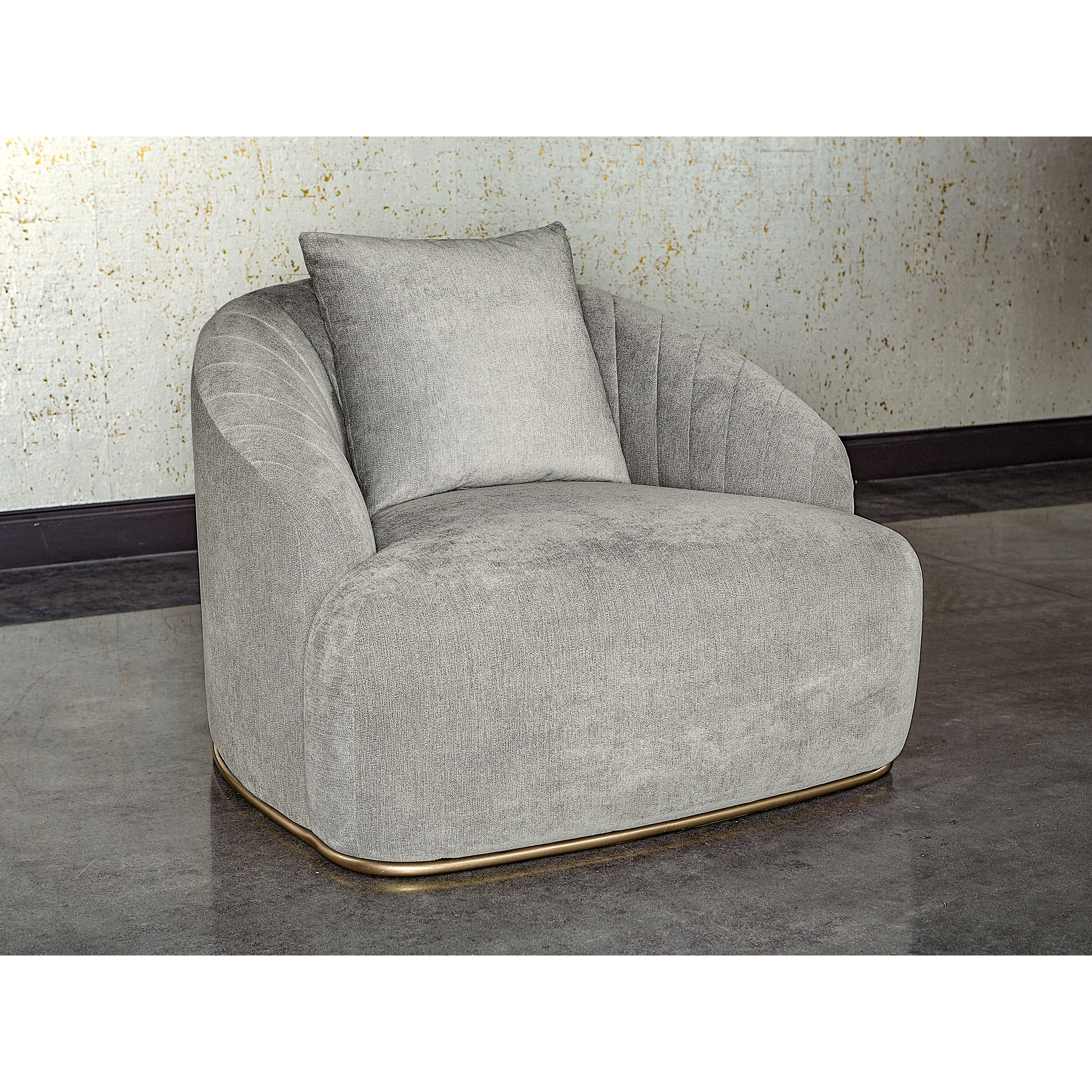 Astrid Polo Club Stone Armchair